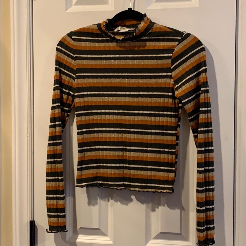Fall mockneck top